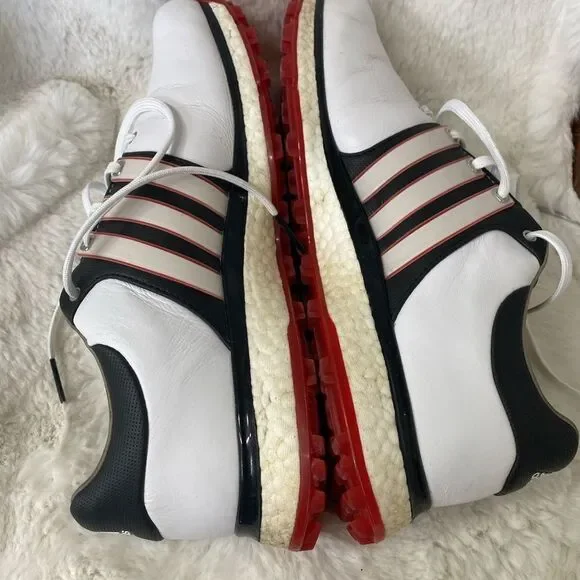 Adidas Tour360 XT-SL Spikeless white golf shoes 10